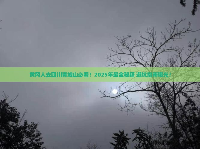 黄冈去四川青城山必去地
