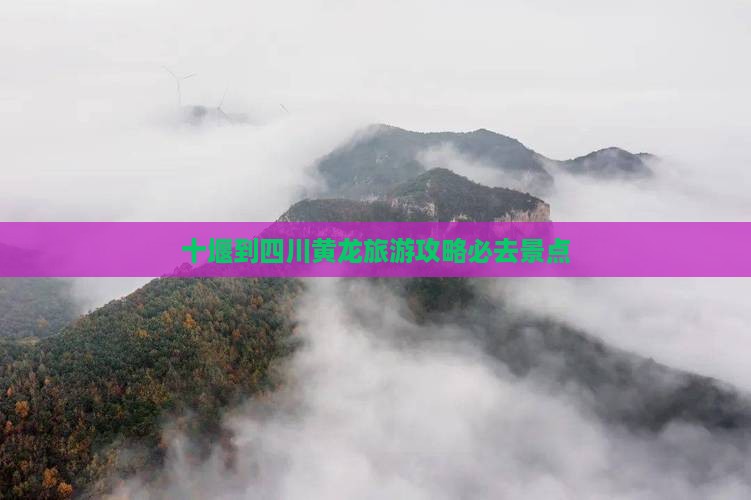 十堰到四川黄龙必去地