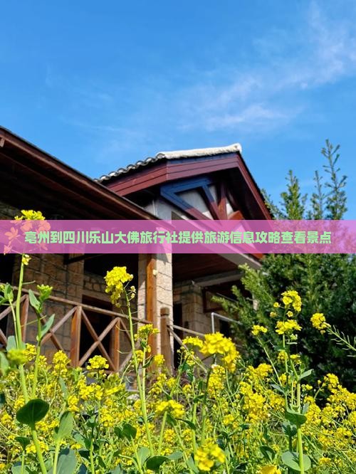 亳州到四川乐山大佛旅行社提供旅游信息攻略查看景点