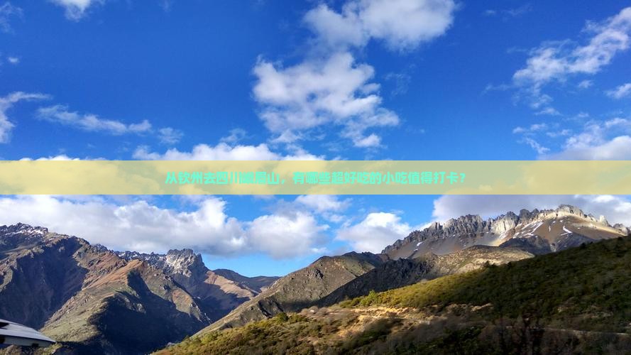 钦州到四川峨眉山旅游小吃