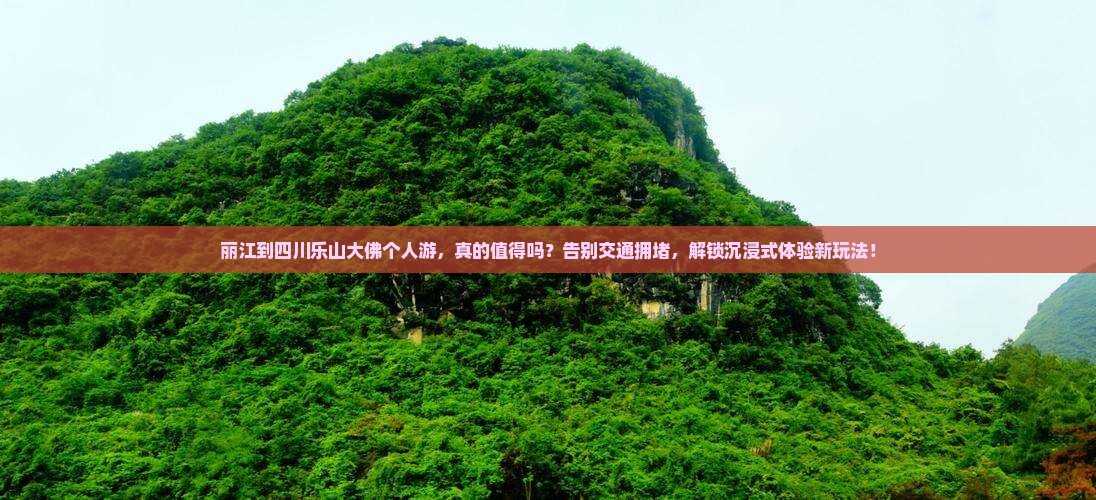 丽江到四川乐山大佛个人游