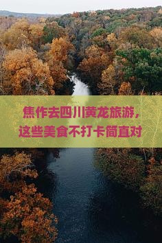 焦作到四川黄龙旅游小吃