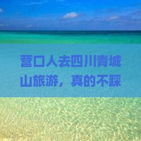 营口去四川青城山团体旅游