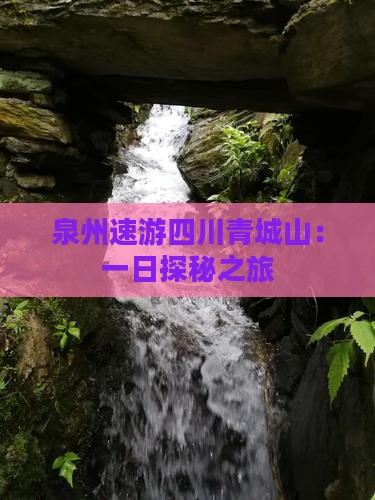 泉州速游四川青城山：一日探秘之旅