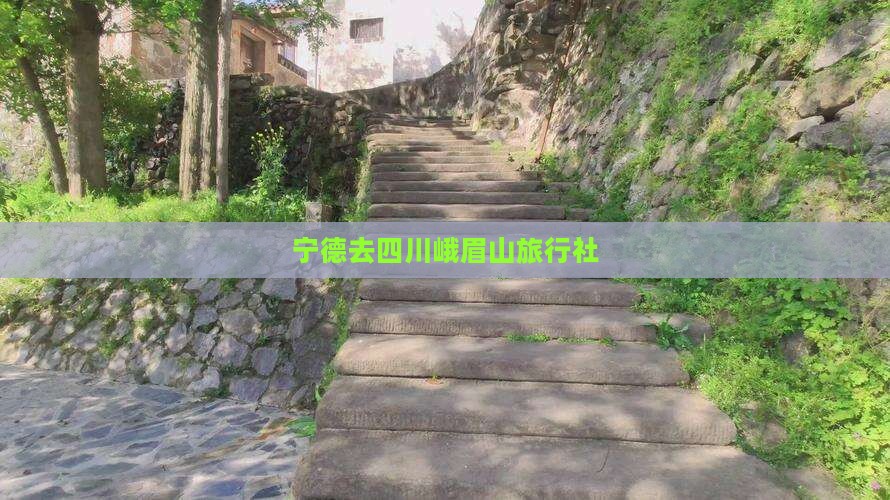 宁德去四川峨眉山旅行社