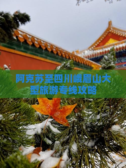 阿克苏至四川峨眉山大型旅游专线攻略