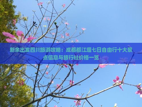 新余出发四川旅游攻略：成都都江堰七日自由行十大景点信息与旅行社价格一览