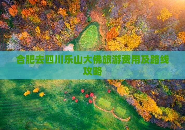 合肥去四川乐山大佛旅游费用及路线攻略