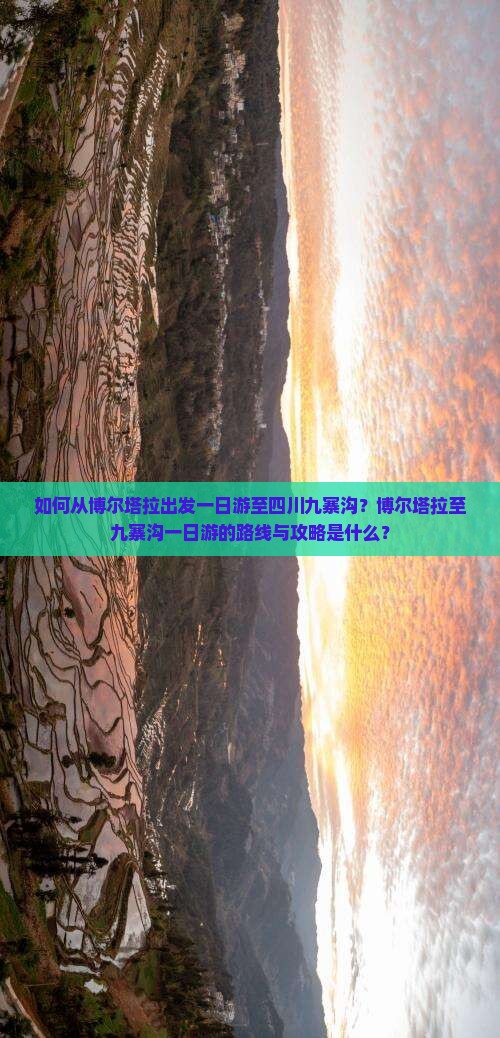 如何从博尔塔拉出发一日游至四川九寨沟？博尔塔拉至九寨沟一日游的路线与攻略是什么？