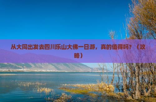 大同去四川乐山大佛一日