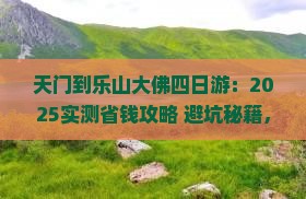 天门到四川乐山大佛四日游