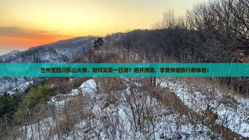 兰州至四川乐山大佛，如何实现一日游？避开拥堵，享受快捷旅行新体验！