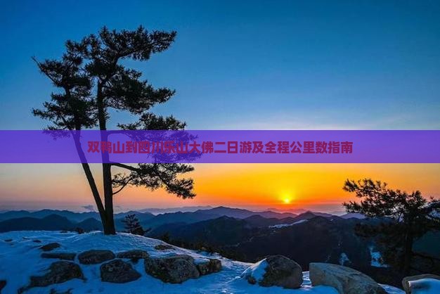 双鸭山到四川乐山大佛二日游及全程公里数指南