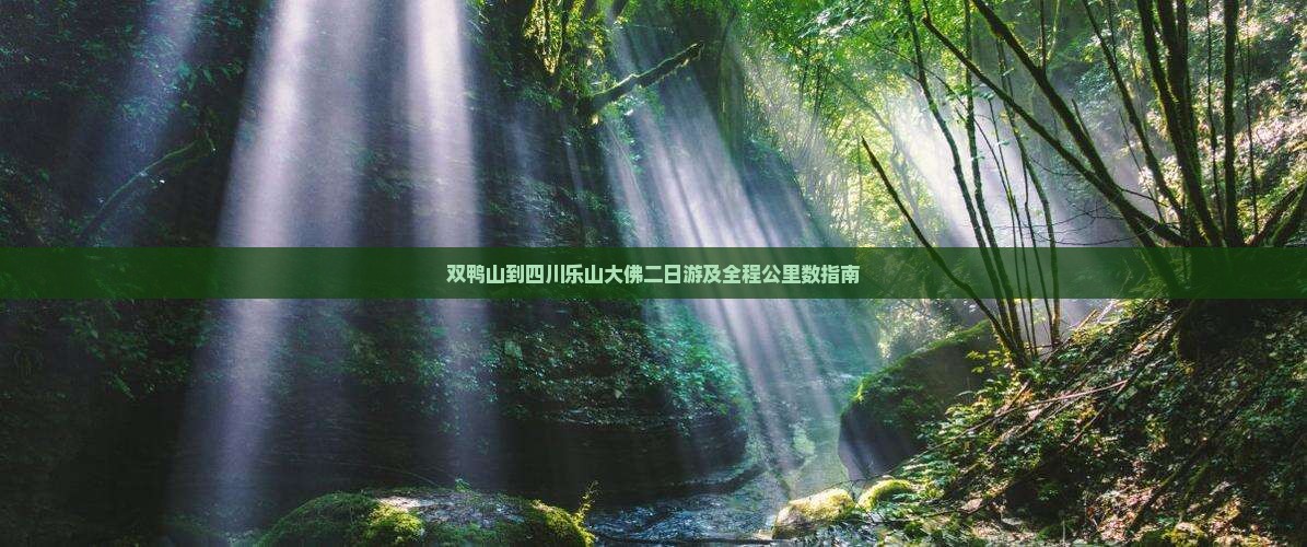 双鸭山到四川乐山大佛二日游及全程公里数指南