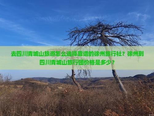 去四川青城山旅游怎么选择靠谱的徐州旅行社？徐州到四川青城山旅行团价格是多少？