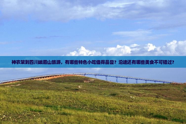 神农架到四川峨眉山旅游，有哪些特色小吃值得品尝？沿途还有哪些美食不可错过？