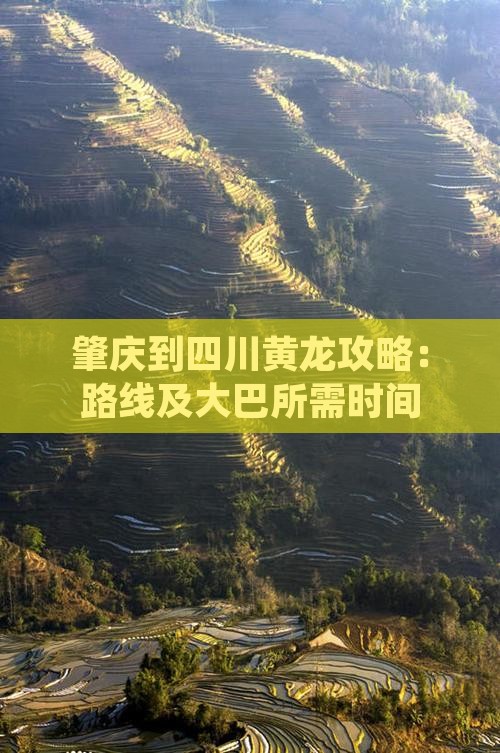肇庆到四川黄龙攻略：路线及大巴所需时间
