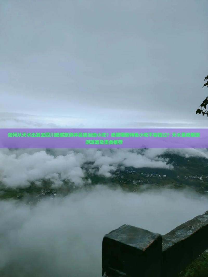 如何从天水出发去四川成都旅游并品尝当地小吃？成都哪些特色小吃不容错过？天水至成都旅游攻略及美食推荐