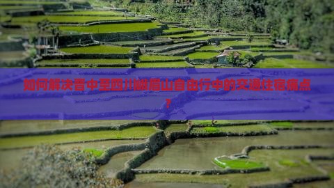 如何解决晋中至四川峨眉山自由行中的交通住宿痛点？