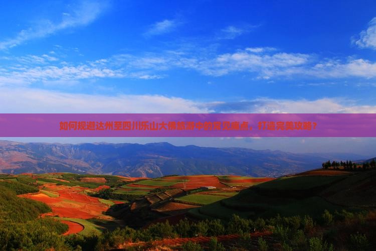 如何规避达州至四川乐山大佛旅游中的常见痛点，打造完美攻略？