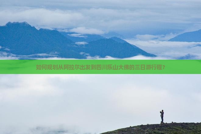如何规划从阿拉尔出发到四川乐山大佛的三日游行程？