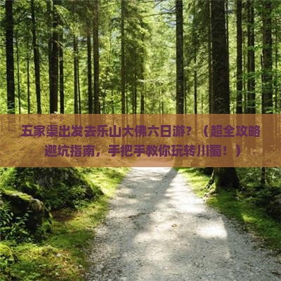 五家渠到四川乐山大佛六日游