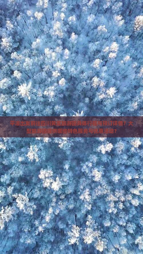 平凉出发前往四川黄龙旅游团具体行程与预订详情？大型旅游团提供哪些特色服务与优惠活动？