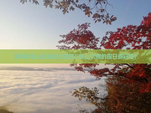 如何规划从淮安出发至四川乐山大佛的四日游行程？