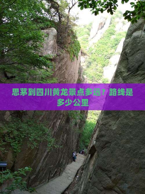 思茅到四川黄龙景点多远？路线是多少公里