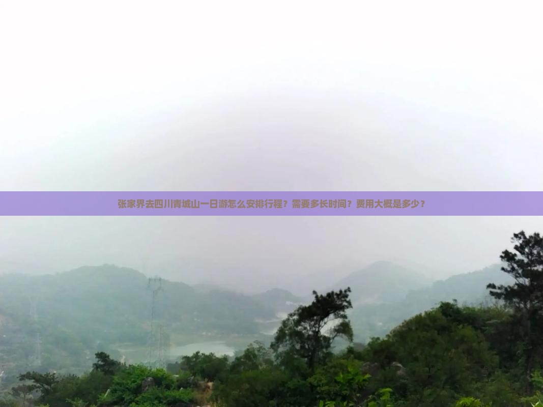 张家界去四川青城山一日游怎么安排行程？需要多长时间？费用大概是多少？
