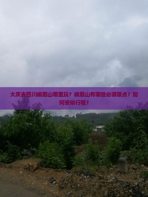 大庆去四川峨眉山哪里玩？峨眉山有哪些必游景点？如何安排行程？