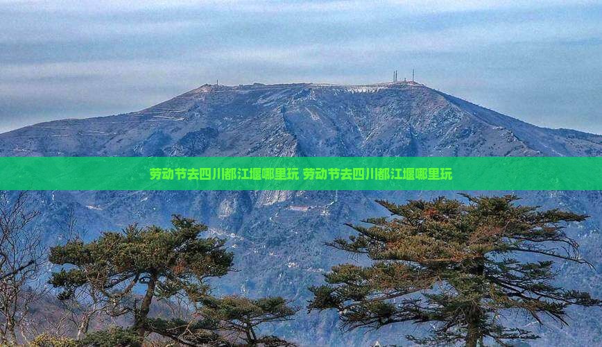 劳动节去四川都江堰哪里玩