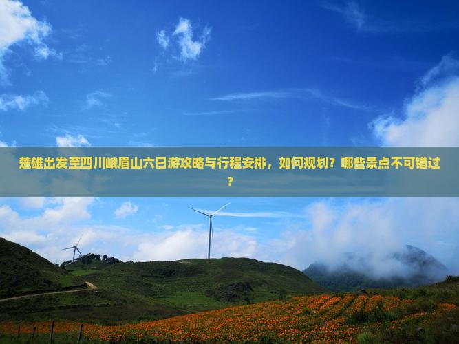 楚雄出发至四川峨眉山六日游攻略与行程安排，如何规划？哪些景点不可错过？