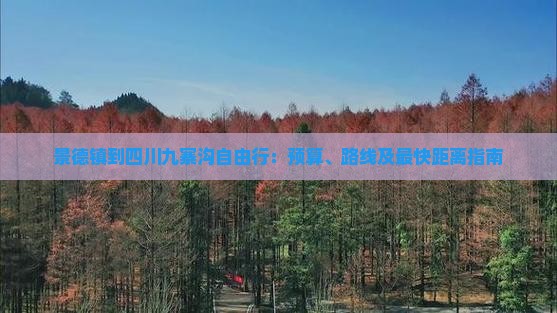 景德镇到四川九寨沟自由行：预算、路线及最快距离指南