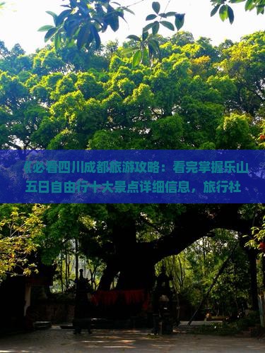 《必看四川成都旅游攻略：看完掌握乐山五日自由行十大景点详细信息，旅行社费用与国际路线大》