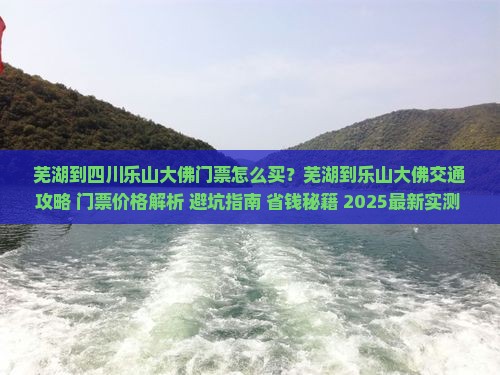 芜湖到四川乐山大佛门票