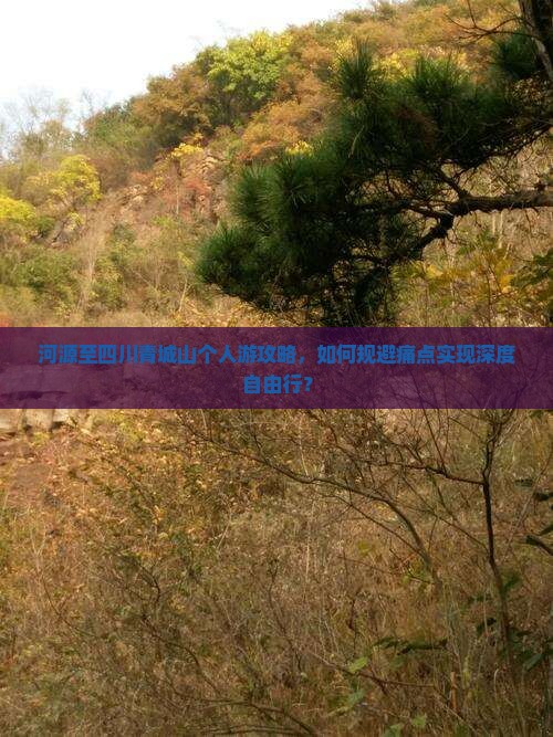 河源至四川青城山个人游攻略，如何规避痛点实现深度自由行？