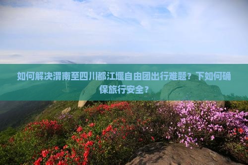 如何解决渭南至四川都江堰自由团出行难题？下如何确保旅行安全？