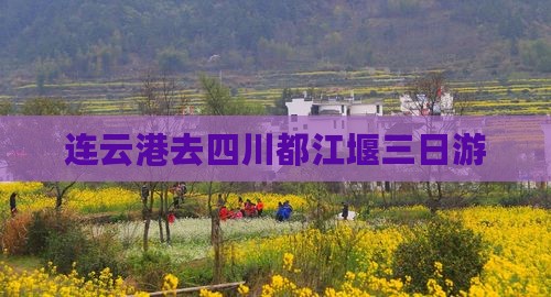 连云港去四川都江堰三日游