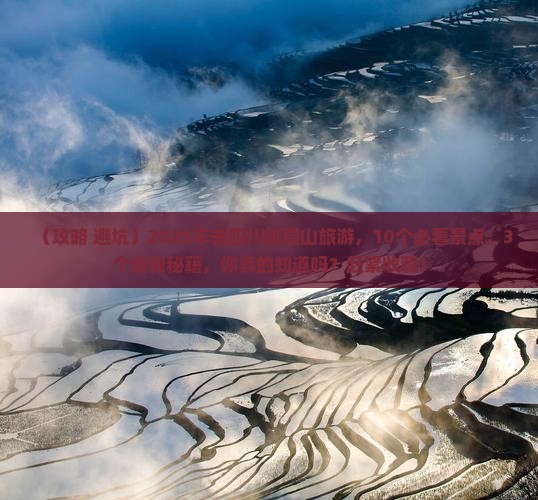 白银去四川峨眉山大型旅游团