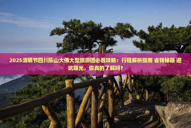 清明节到四川乐山大佛大型旅游团