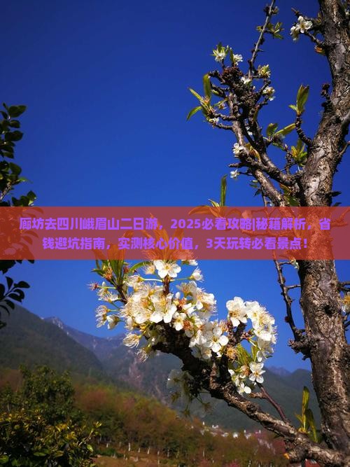 廊坊去四川峨眉山二日游