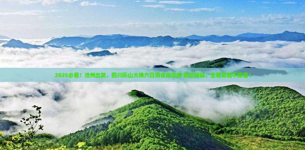 沧州到四川乐山大佛六日游