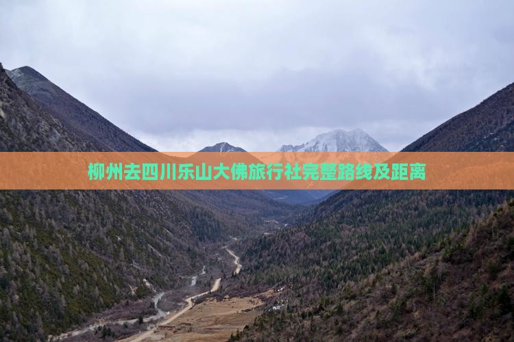 柳州去四川乐山大佛旅行社完整路线及距离