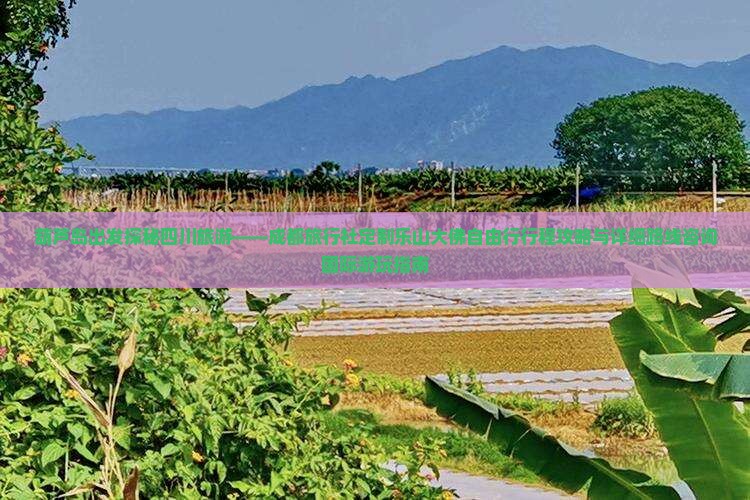 葫芦岛出发探秘四川旅游——成都旅行社定制乐山大佛自由行行程攻略与详细路线咨询国际游玩指南