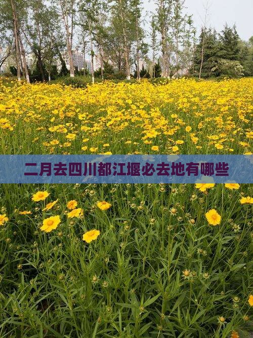 二月去四川都江堰必去地