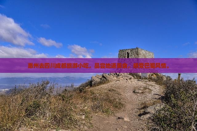 惠州去四川成都旅游小吃