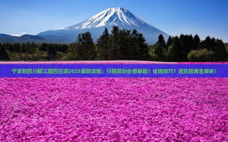 宁波到四川都江堰四日游