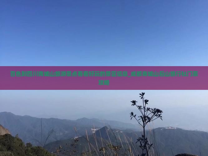 百色到四川青城山旅游景点看看好玩的景区信息_成都青城山后山旅行社门票攻略