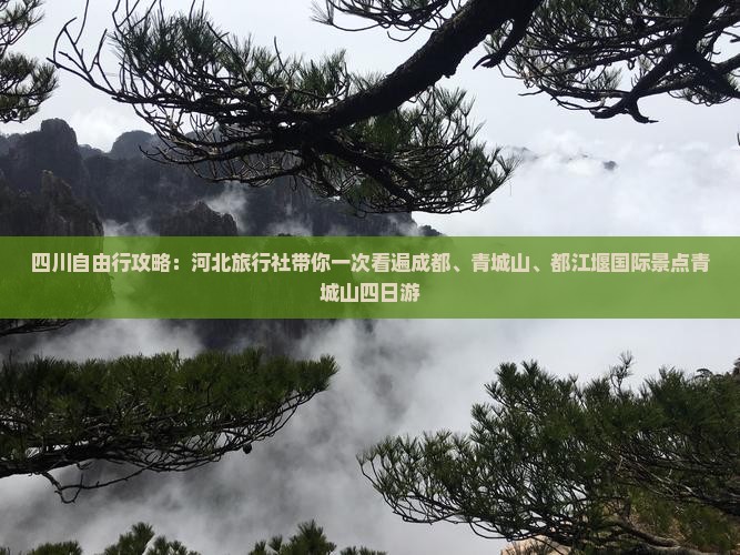 四川自由行攻略：河北旅行社带你一次看遍成都、青城山、都江堰国际景点青城山四日游